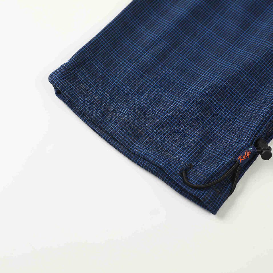 Dětské outdoorové kalhoty Kugo G9656 modré / signální zip